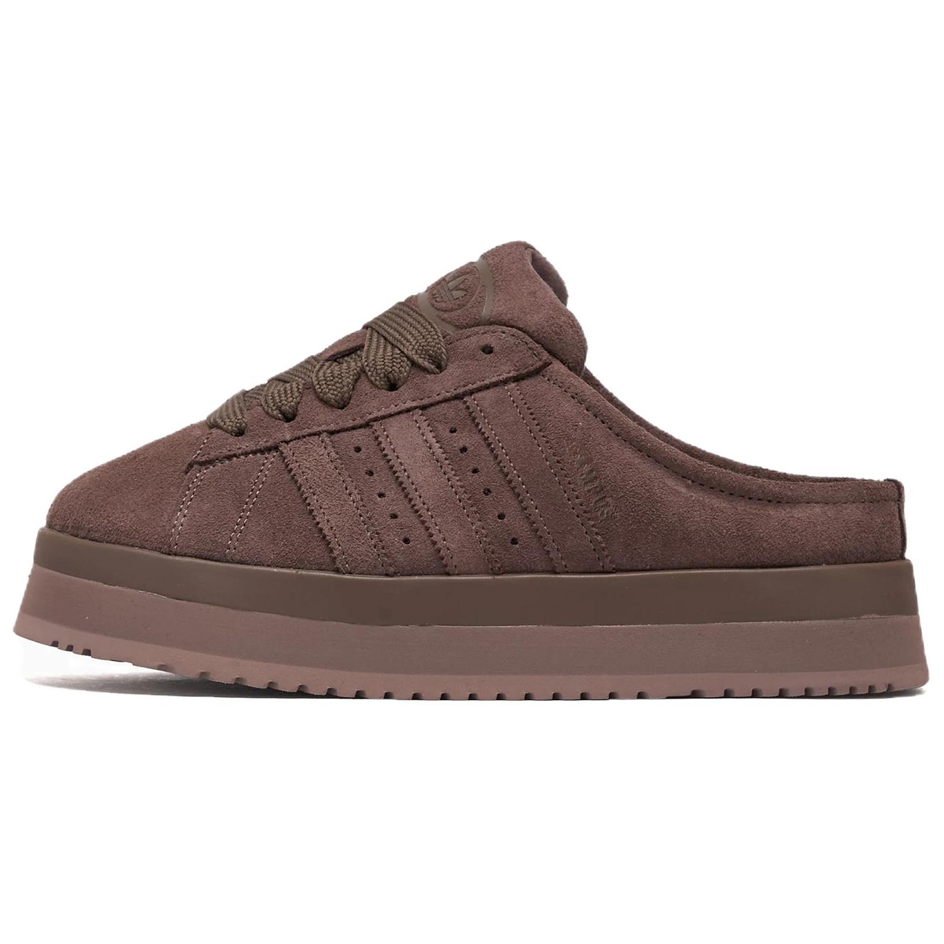 adidas Originals Campus 00s Winter Low Mule  Earth Strata Trace Brown  Women s Casual Sneakers JR3731 38.5