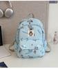 School Bag Casual Backpack Girl Elementary School First Grade Cartoon Labub Backpack