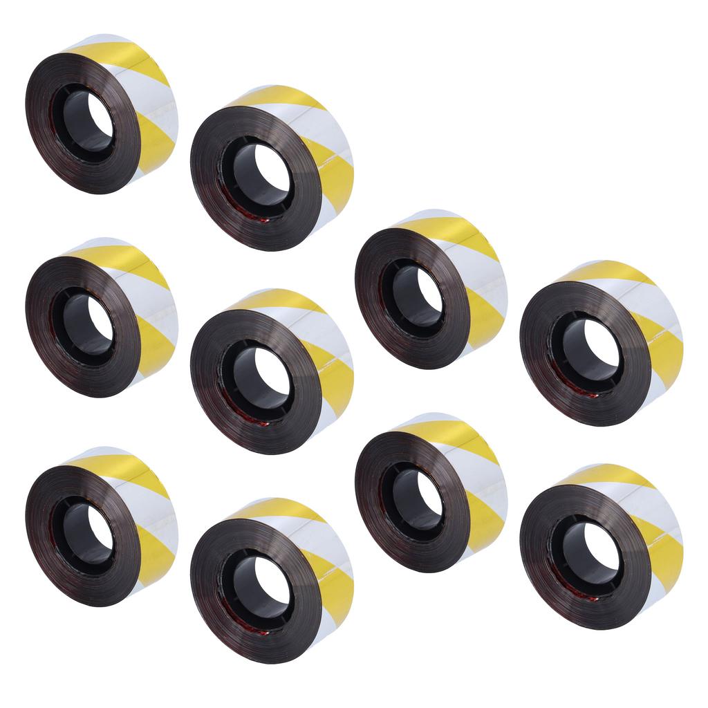 10PCS 2.5CMx60M Bird Deterrent Reflective Scare Tape Bird Repellent Ribbon for Garden Silver Red