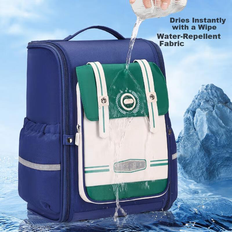 COOLBABY Primary School Backpack Children Ergonomic Lightweight Boys Girls Grades 1-3-6 Large Capacity