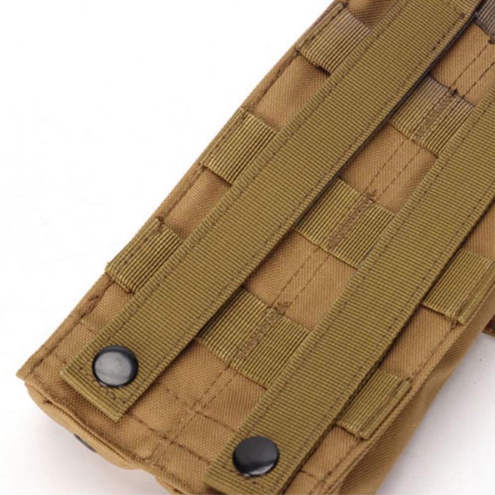 Sac de chargeur Molle camouflage en nylon 1000D, deux unités, pochette de chargeur tactique, étui de chargeur.