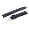 Seiko Watch Band, 22mm, Cowhide Leather Strap, Men's, Black, SEIKO, Care Instructions Included, RS03C22BK