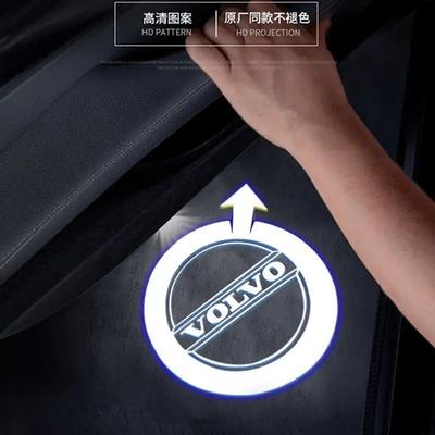 2PCS Car Door Emblem LED Light Welcome Lamp Wireless Laser Projector for XC40 XC90 V40 V90 V60 XC60 S80 S60 S90 V70 XC70
