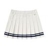 MARTINE GOLF Line Point Pleats Culottes_White