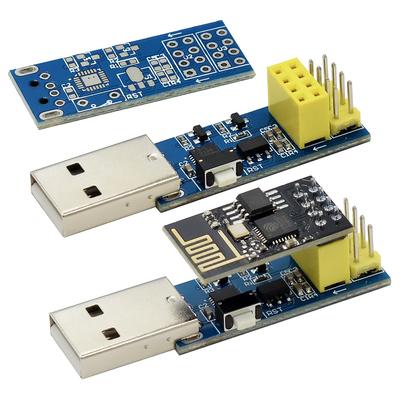 1PCS ESP8266 ESP-01/ESP-01S WIFI Modul Adapter Download Debug FÜR ST-Link Kit IDE USB zu ESP8266 ESP-01s DIY Kit für Arduino