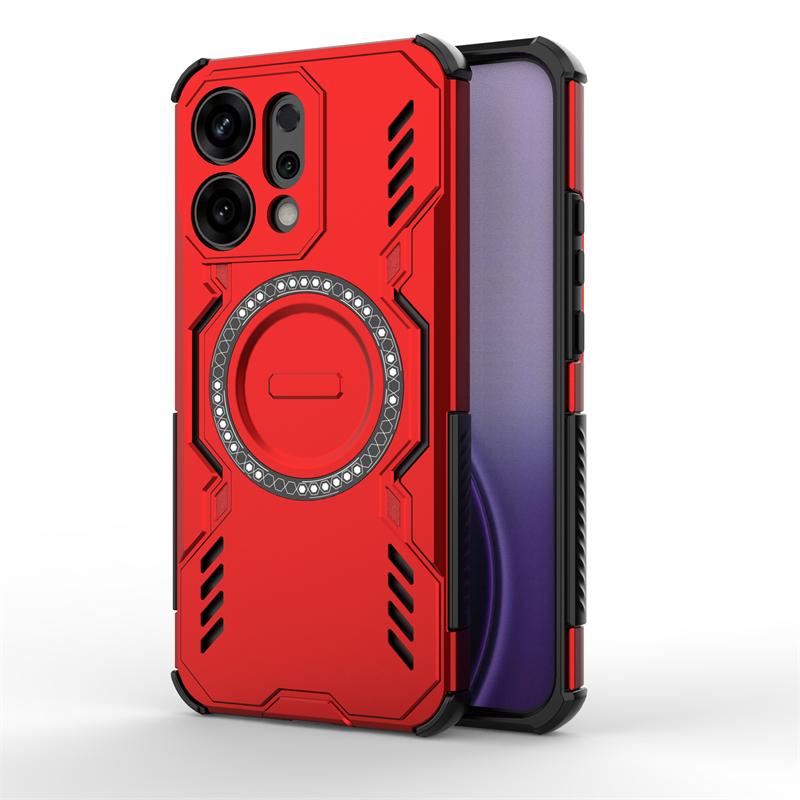 Shockproof Back Cover For Oppo Reno 14 Case For Oppo Reno 14 Pro Magnetic Adsorption Wireless Charge Cover For Oppo Reno 14 Case