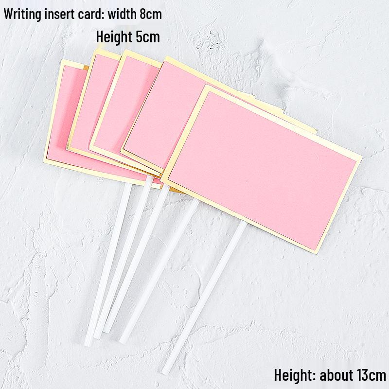 Happy Birthday Rainbow Cake Topper with Writable Greeting Card