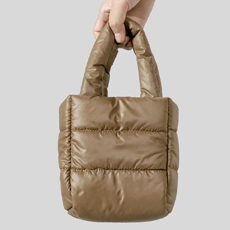 Fashion Large Tote Puffer Shoulder Bag Stylish and Spacious Handbag for Women