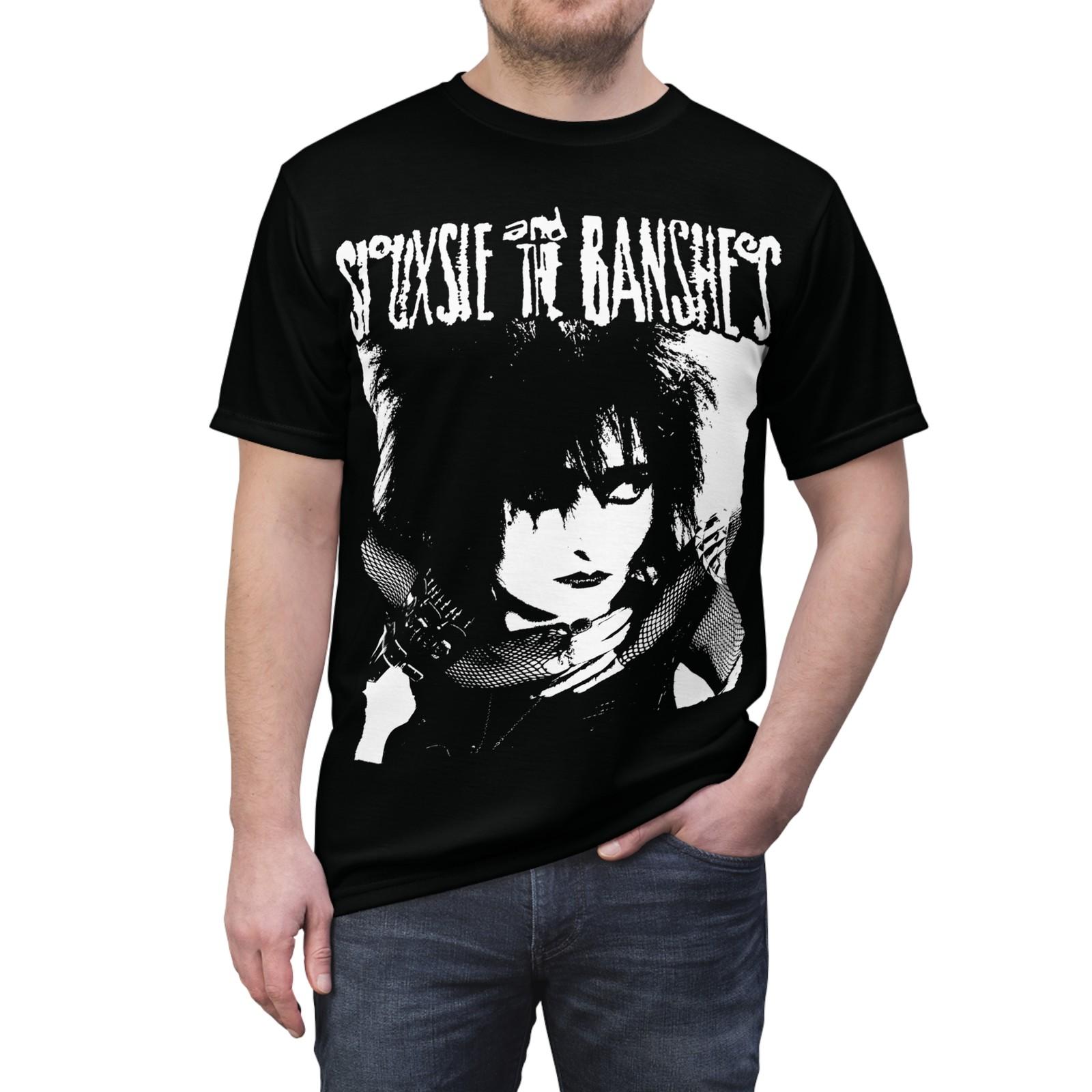 Siouxsie and the Banshees All Over Print T-Shirt, Concerts Unique Festival Wear Unisex T-Shirt XXL