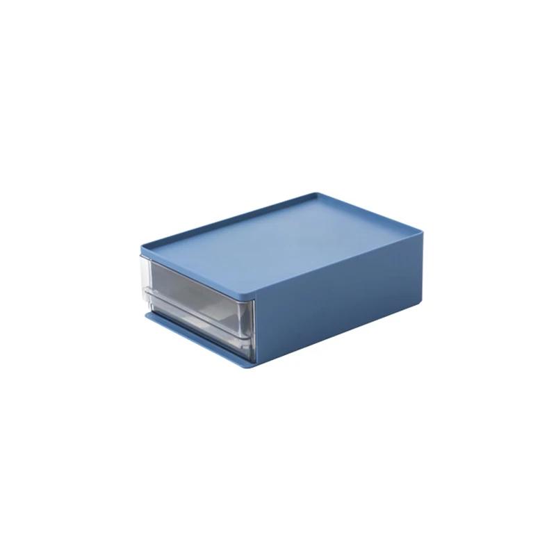 Desktop Stackable Storage Drawer Home Office Stationery A4 A5 Paper Documents Storage Box Makeup Cosmetics Organizer