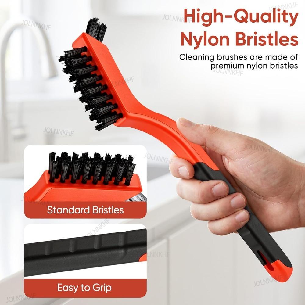 Xiaomi 1-10Pcs Nylon Cleaning Brushes for Tight Spaces, Non Scratch Detail Cleaning Brush for Window Tracks, Kitchen, Bathroom, Car