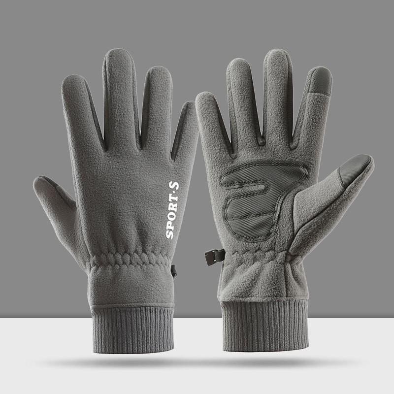 

Unisex Winter Riding Gloves: Windproof, Warm, Touchscreen-Compatible, Fleece-Lined for Cold Weather Driving and Riding One size