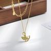 S925 Sterling Silver Ginkgo Leaf Choker Necklace for Women, Minimalist Hollow Pendant, Delicate Sweet Design