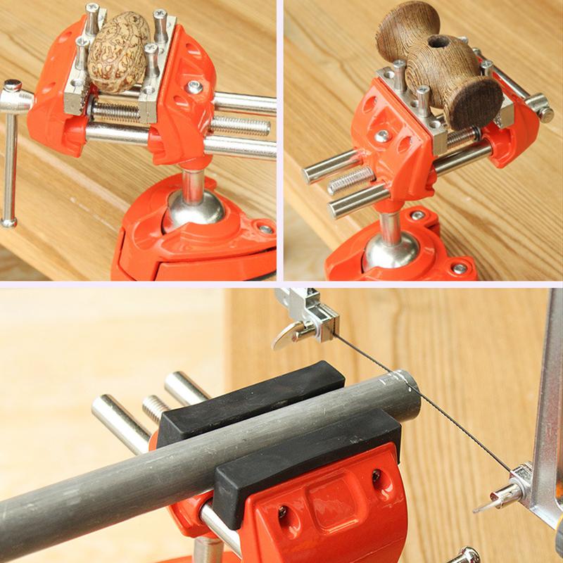 360° Rotatable Table Bench Vice Multi-functional Repair Pilers Woodworking DIY Fixture Table Clamp Desktop Positioning Tools