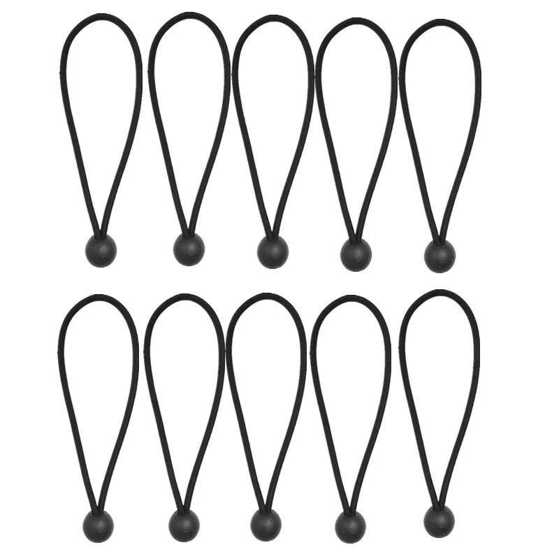 Outdoor Elastic Ball Rope Bungee Cords Portable Tent Fixing Tarpaulin Awning Canopy Heavy Duty Tarp Tie Down for Shelter Cargo
