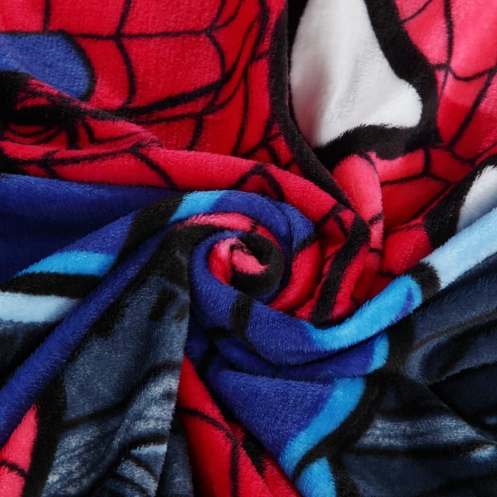 Spider-Man Blanket, Single, Half Blanket, Warm, Fluffy, Soft to the Touch, Washable, Suitable for All Seasons (Color: Spider-Man C, Size: 75cm*100cm)