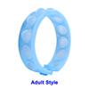 Mondo Silicone 1pz Stili Corti Pops Bolle Braccialetto Decompressione Giocattolo Sollievo Stress Colorato Braccialetto Silicone Adulti Bambini Giocattoli
