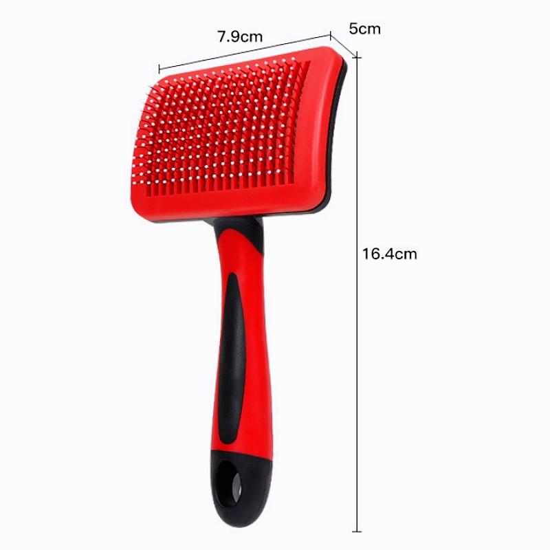 Dog Brush Massage Dogs Comb One Button Pet Hair Remover Self Cleaning Cat Brush Large Comb for Dog Grooming Brushes Pet Products