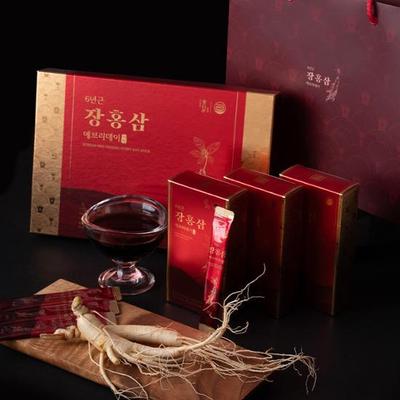 Senin Vücudun, Benim Vücudum 6 Yaşındaki Jang Kırmızı Ginseng Günlük Çubuk 30 Paket(bir aylık tedarik) + Ücretsiz alışveriş çantası, Kore sağlıklı gıdası