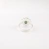Round Green Tourmaline Gemstone 925 Sterling Silver Jewelry Handmade Girls Ring RR-7-49