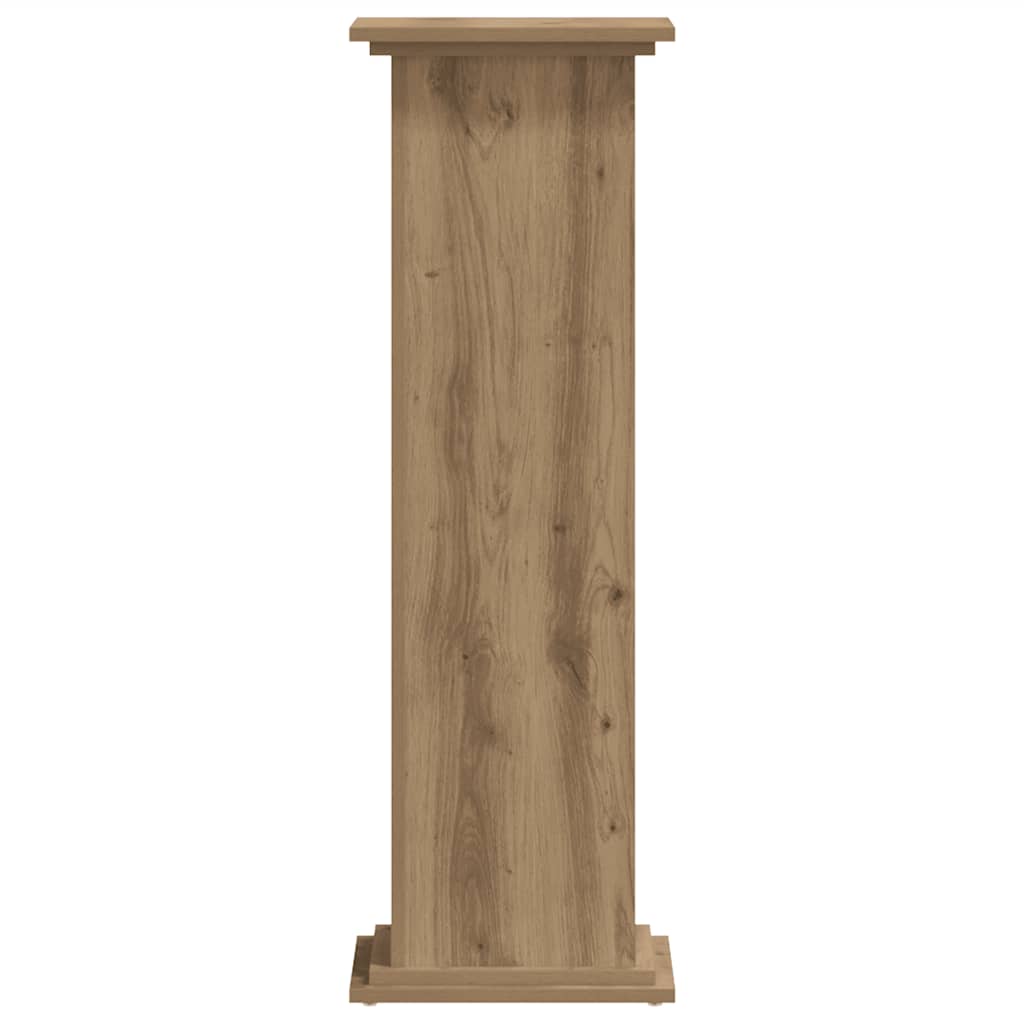 Artisan Oak Plant Stand 33 x 33 x 100 cm Engineered Wood