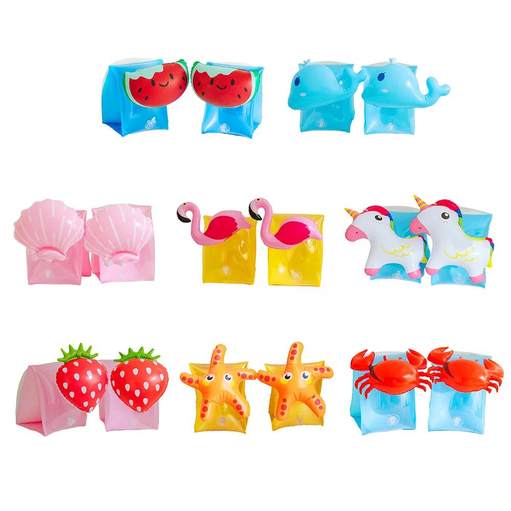 PVC Inflatable Buoyancy Rings Float Children Buoyancy Water Sleeve Safe Children Buoyancy Rings for Kids Water Learning Sports