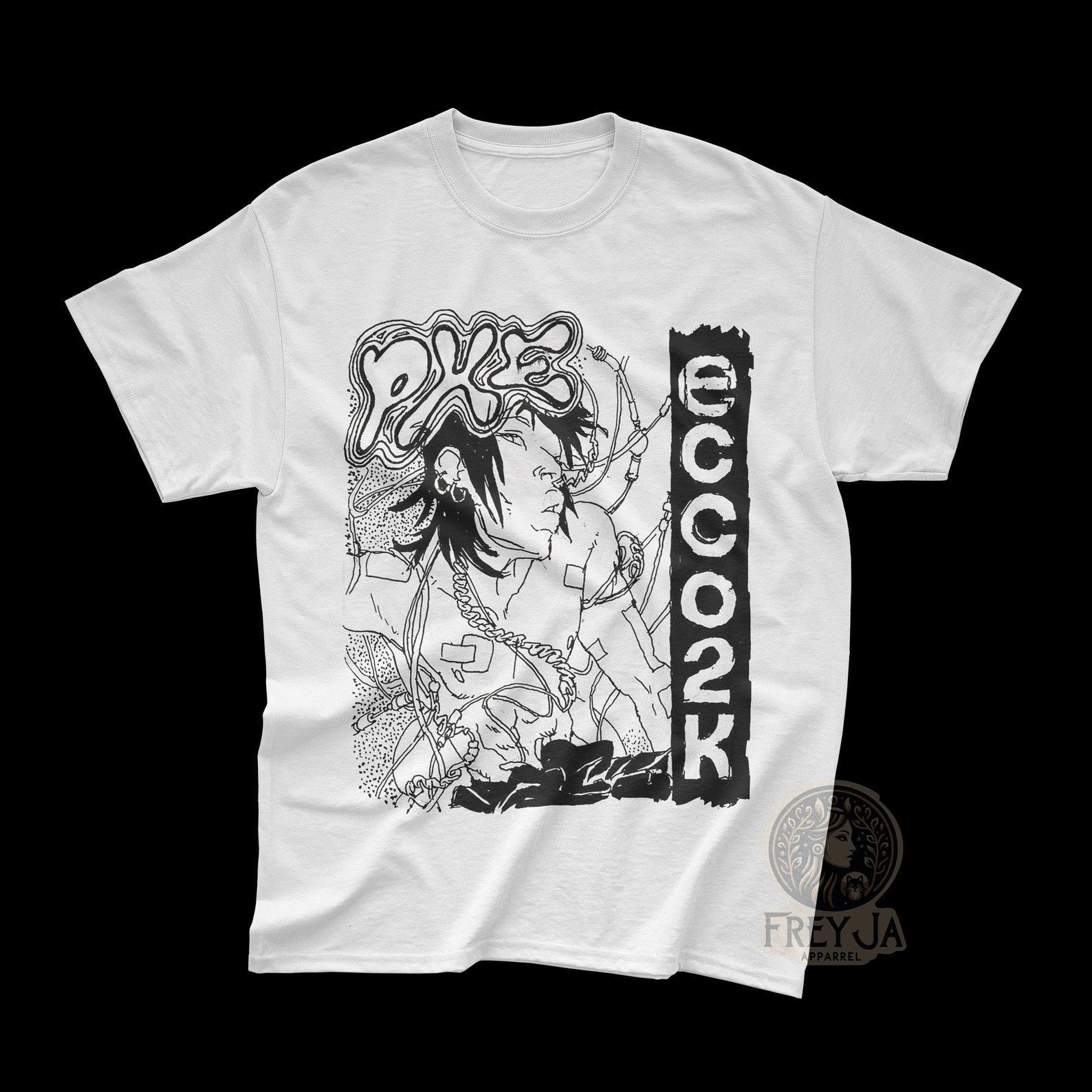 Ecco2k Exclusive T-Shirt - Drain Gang Merch - Bladee Tee - Thaiboy Digital - Whitearmor - Music Apparel Gift 3XL