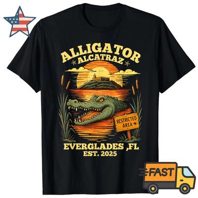 Lustiges Meme Florida Everglades Männer Frauen Alligator Alcatraz T-Shirt!! SUPER ANGEBOT Unisex T-Shirt