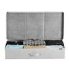Under Bed Storage with Lids, 805 x 405 x 155 mm, 48L Large Underbed Clothes Storage Containers, Low Profile Gray Under Bed Drawer Shoe Organizer Bins