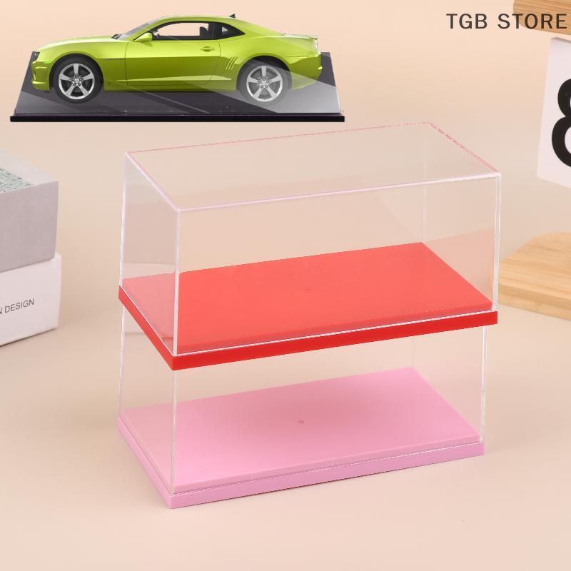 1Pcs 1/43 Diecast Model Car Transparent Display Box Acrylic Storage Box Practical DIY Dustproof Display Rack Toy