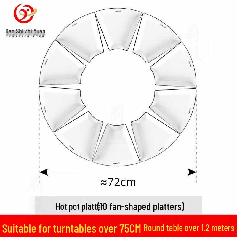 Creative Ceramic Sectional Dinnerware Set