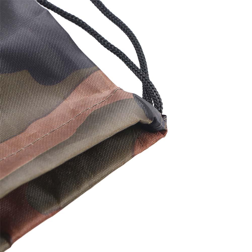 Shoes Clothes Storage Thicken Backpack Oxford Bag Camouflage Drawstring Bag Portable Sports Bag