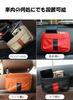 Seat Side Pocket Car Storage Box Pocket Tissue Case PU Leather Interior Customization Braided Design Accessory Leather Console Storage Case x Dress-up