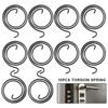 10Pcs 2.5 Turn Door Knob Handle Spring Replacement Torsion Spring For Door Internal Coil Repair Return Torsion Springs
