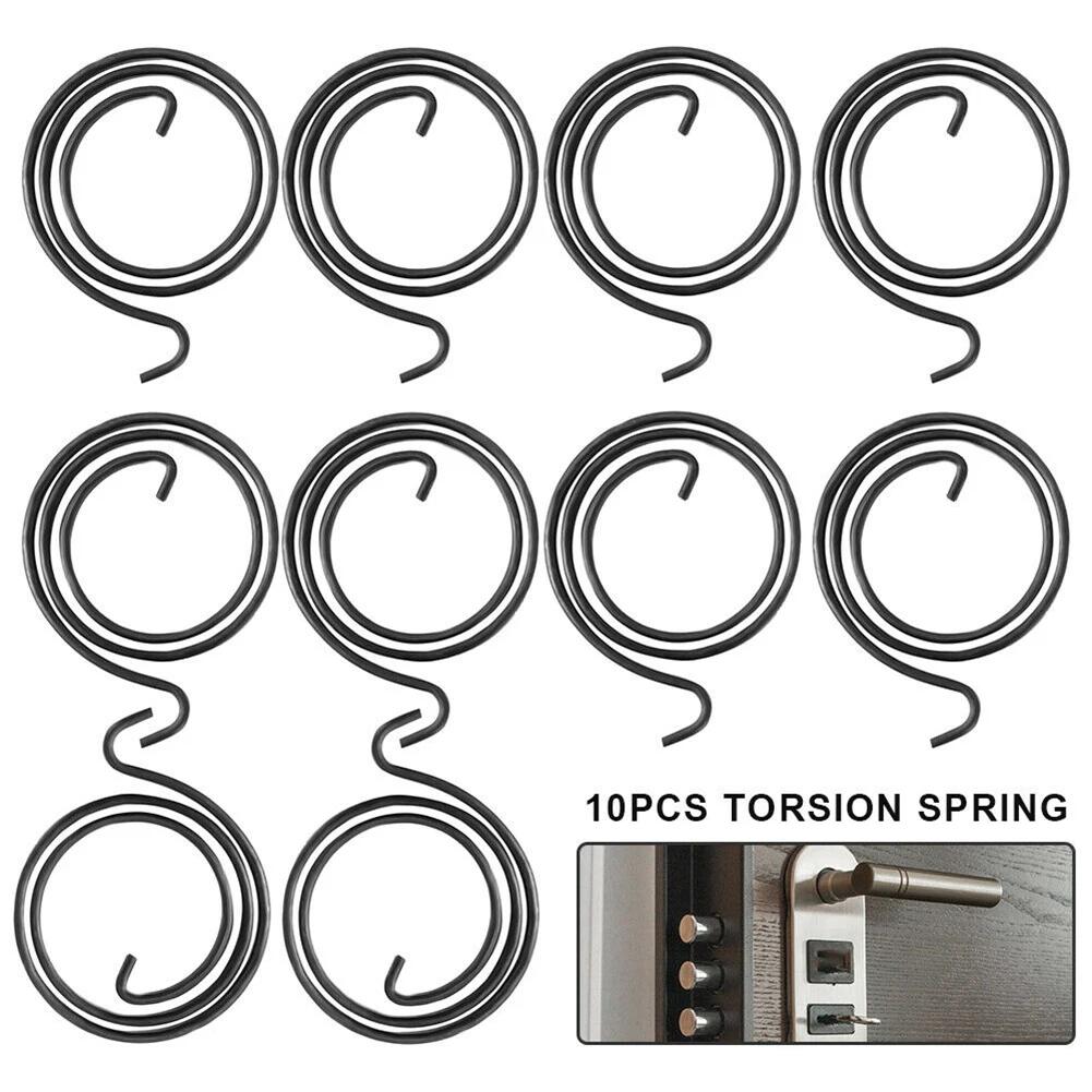 10Pcs 2.5 Turn Door Knob Handle Spring Replacement Torsion Spring For Door Internal Coil Repair Return Torsion Springs