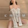 Sex Underwear Sexy Pajamas Perspective Boyfriend Wind Shirt Chain Suspender Secretary Uniform Seduction Female
