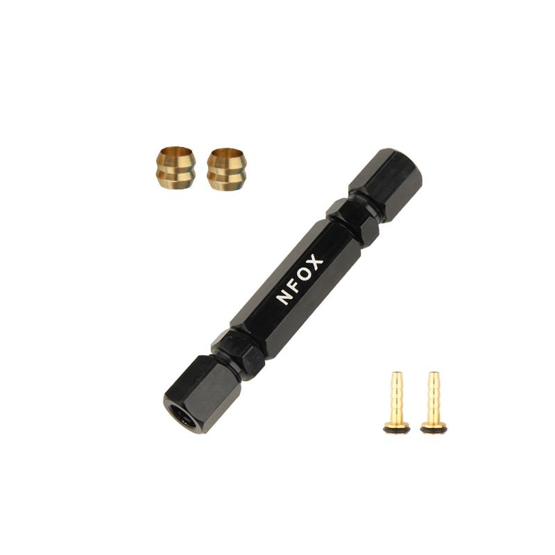 Bicycle Hydraulic Disc Brake Oil Needle Pipe Repair Tool Bidirectional Threaded Joint Insertion Installation Connector