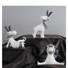 A Resin Reindeer and Moose Statue Set, Creative Healing Art Decorations, Hand Tools and Materials, Sewing Accessories, Home Decor, Holiday Decorations