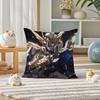 Mobile Suit Gundam Gundam F Anime Plush Pillow Cover Soft Short Plush Cushion Cover For Sofa Bedroom Home Decor Gift