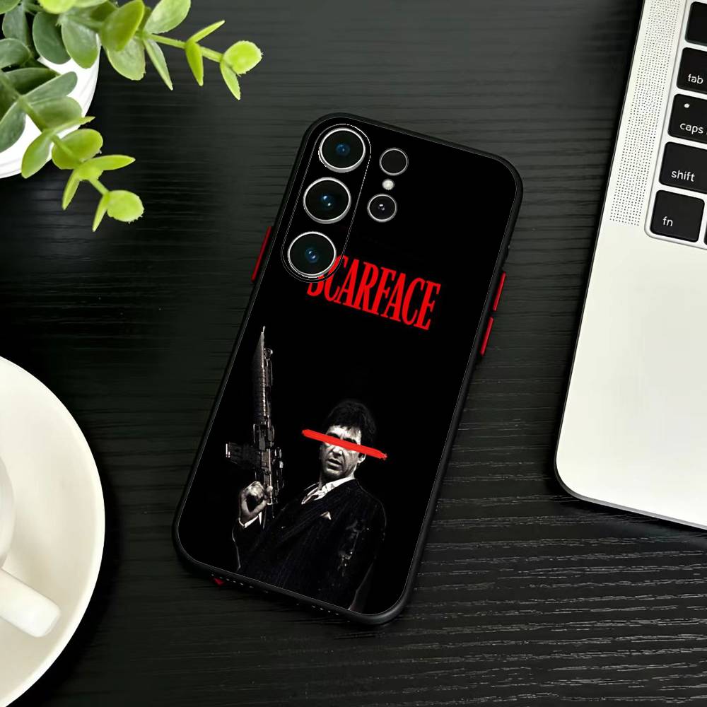 

1983 Film S-Scarface Phone Case For Samsung S26,S25,S24,S23,S22,S21,S20,Plus,Fe,Lite,Others Black Cover Samsung S20fe