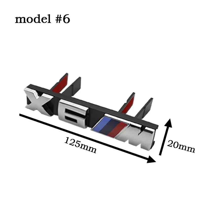 -BMW M Logo 3D Frontgrill Plakette Emblem Für X1 X2 X3 X4 X5 X6 X7 X8 E84 E83 F39 F10 F30 G11 G07 G80 G60 E60 E46 Auto Zubehör