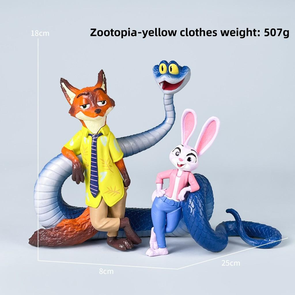 Zootopia Pvc Collectible Figures With Articulated Joints For Toy Enthusiasts