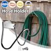 1/2 Set Edelstahl Gartenschlauchhalter Wandmontiert Wasserschlauch Aufhänger Schlauchaufbewahrung Kleiner Haken für Außenbereich Garage Hof