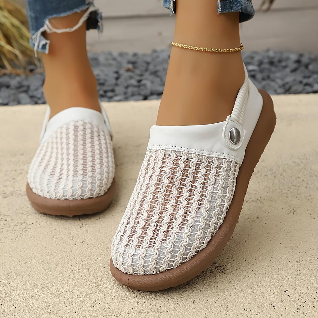 Zapatos Casuales Vintage de Moda para Exteriores para las Cuatro Estaciones, Mules, Zuecos para Mujer