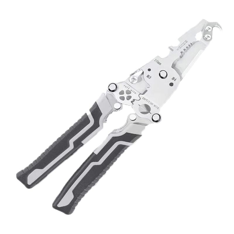 ABMH-Wire Stripper Crimper,18 In 1 Foldable Wire Stripper,Electric Wire Stripper,Quick Strip Wire Stripper
