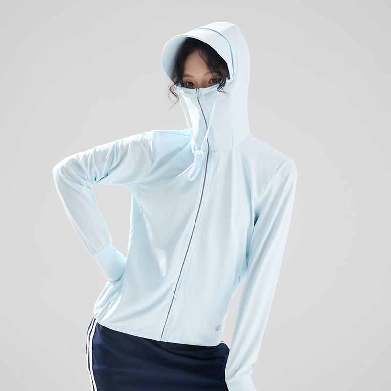 Summer UPF50+sun Protection Clothing for Women's Outdoor Running Skin Clothing, UV Resistant Women's Sun Protection Clothing