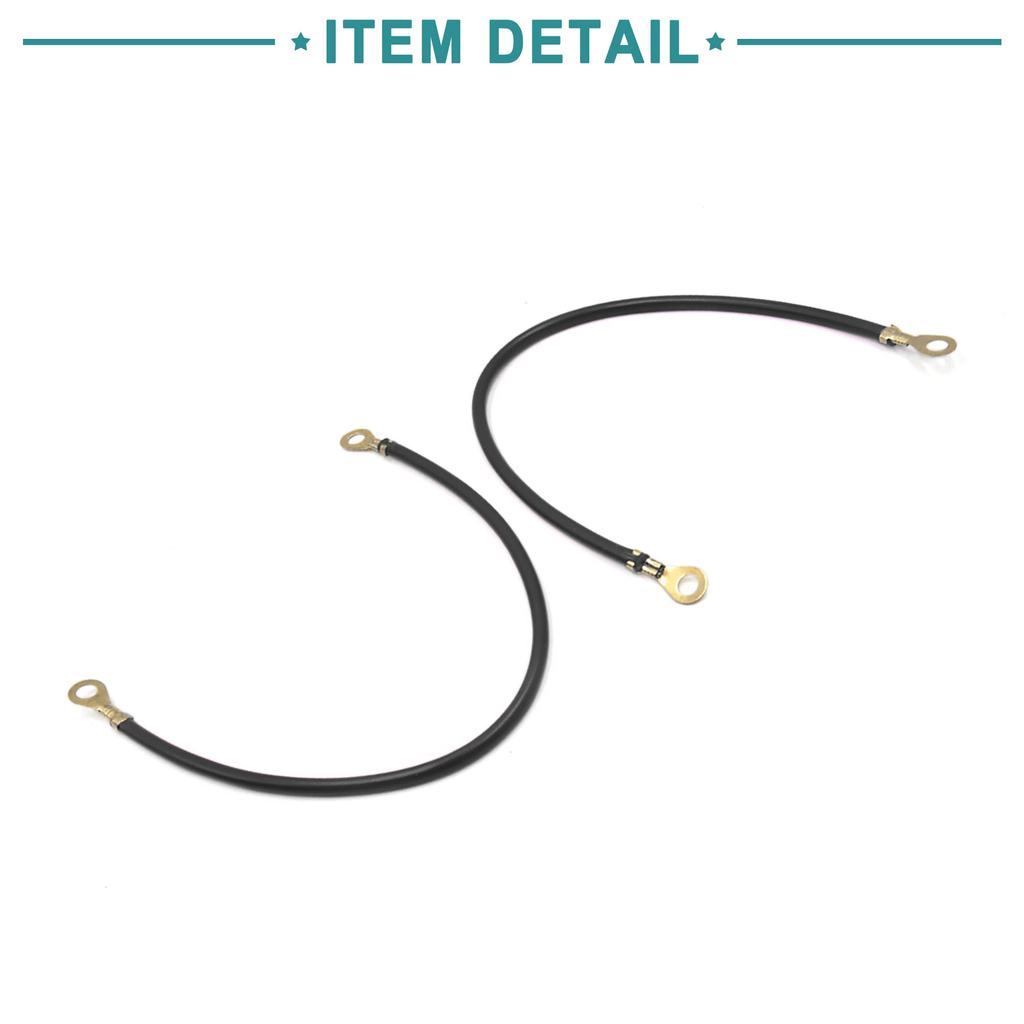 ACROPIX Wire Power Transfer Cable Car Universal Black 3pcs