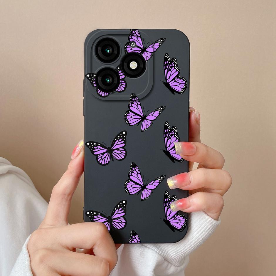 For Tecno Itel A70 Phone Case Cool Girl Cartoons Pattern Liquid Silicone Shell For ItelA70 A 70 High-quality New Design Fundas