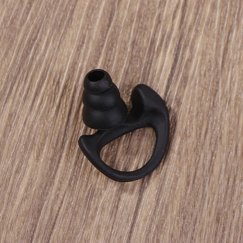 1 Pair Replacement Soft Silicone Earmould Earbud Earplug For Walkie Talkie Portable Two Way Radio Earpiece Heaset