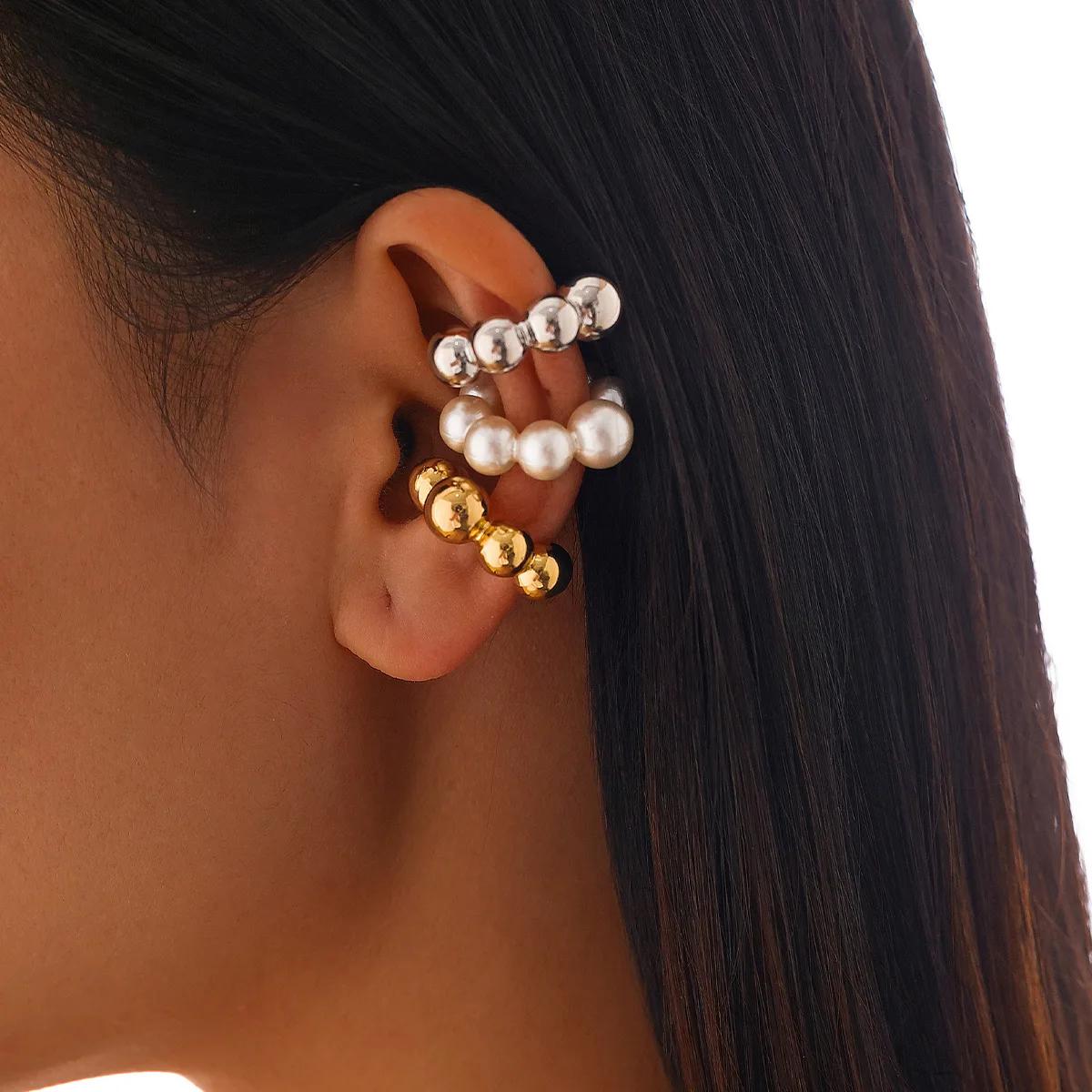 

No Pierced Ears Women s Earrings Earring Set Pearl Earings 2024 Stud Fashion Sense Trend New Items Jewelry Piece Accessories CCB
